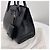 Prada Borsa a tracolla tote Saffiano monocromatica nera Nero - vista 8