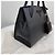 Prada Borsa a tracolla tote Saffiano monocromatica nera Nero - vista 9