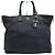 Prada Borsa Tote Grande e Borsa a Tracolla in Vitello Daino Nero
