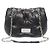 Maison Martin Margiela Borsa a tracolla con catena Glam Slam con patta in Nappa nero