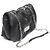 Maison Martin Margiela Borsa a tracolla con catena Glam Slam con patta in Nappa nero - vista 3