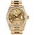 Rolex Reloj para mujer Datejust en oro amarillo con bisel de diamantes