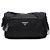 Prada Borsa a tracolla in nylon Medium Nera Nero