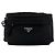 Prada Gürteltasche aus Nylon mit Dreiecks-Logo Schwarz