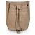 16 Céline Gesteppter Leder-Bucket-Rucksack Small Beige Braun