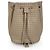 16 Céline Gesteppter Leder-Bucket-Rucksack Small Beige Braun - Ansicht 2