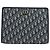 Dior Borsa a Pochette Montaigne Pouch con Tracolla in Jacquard Oblique Blu - vista 10