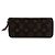 Louis Vuitton Monogram Clemence Zippy Long Wallet Fuchsia Braun - Ansicht 2