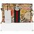 Gucci Borsa a tracolla Ophidia GG Flora Chain Marrone - vista 2