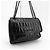 Miu Miu Borsa a tracolla con catena matelassé Vitello Shine Nero - vista 3