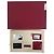 Valentino Clutch Garavani Rockstud in pelle rossa Medium Rosso - vista 10