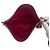 Valentino Clutch Garavani Rockstud in pelle rossa Medium Rosso - vista 7