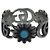 Gucci Double Flower Ring aus Sterlingsilber Größe Blau