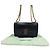 Burberry Mini TB Bag Umhängetasche aus Krokoprägeleder mit Kette Schwarz