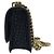 Burberry Mini TB Bag Umhängetasche aus Krokoprägeleder mit Kette Schwarz - Ansicht 3