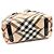 Burberry Borsa a tracolla Shopper Niki in tela PVC Super Nova Check Marrone - vista 4