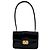 Céline Sac à épaule Josephine en cuir de veau verni Thin Black Noir