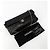 Chanel Borsa a spalla baguette Chocolate Bar in pelle di agnello Nero - vista 2