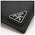 Prada Triangle Logo Card Wallet in Black Saffiano Leather - view 7
