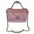 Chanel 19 Chanel Borsa a patta in pelle di agnello Medium Pink Jenny Bag Catena argento Spalla Rosa - vista 2