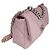 Chanel 19 Chanel Borsa a patta in pelle di agnello Medium Pink Jenny Bag Catena argento Spalla Rosa - vista 4