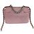 Chanel 19 Chanel Borsa a patta in pelle di agnello Medium Pink Jenny Bag Catena argento Spalla Rosa - vista 5