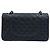Chanel Borsa a tracolla Medium Classic Double Flap in pelle caviar con hardware argento Nero - vista 5
