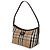 Burberry Borsa a spalla Mini Highland Marrone - vista 4
