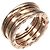 Bulgari Bvlgari B.Zero1 Three Band 18K Rose Gold Doré