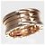Bulgari Bvlgari B.Zero1 Three Band 18K Rose Gold Doré - vue 3