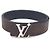 Louis Vuitton Cinturón reversible Initials Monogram Plata