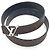 Louis Vuitton Cinturón reversible Initials Monogram Plata - vista 2