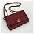 Chanel Mini borsa a tracolla WOC Trendy CC in pelle d'agnello chevron Rosso - vista 11