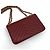 Chanel Mini borsa a tracolla WOC Trendy CC in pelle d'agnello chevron Rosso - vista 3
