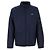 Giacca con cappuccio Prada in nylon blu navy - vista 3