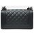 Chanel Boy Small Flap Bag Black Caviar Vintage Silver Hardware Schwarz - Ansicht 2