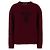 Prada Kaschmir-Wollpullover mit Logo und Rundhalsausschnitt Rot - Ansicht 3