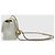 Chanel Petite Sac Ramskin Vintage Gold Chain White Bianco - vista 4
