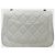 Chanel Petite Sac Ramskin Vintage Gold Chain White Bianco - vista 9