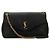 Saint Laurent Borsa grande in pelle di agnello grana Nero