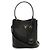 Prada Mini Borsa a Cestino in Pelle Saffiano Nero - vista 3