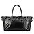 Borsa a mano Miu Miu in pelle lucida nera Nero - vista 4