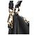 Prada Logo Triangle Leder Hobo-Tasche Schwarz - Ansicht 11