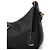 Prada Logo Triangle Leder Hobo-Tasche Schwarz - Ansicht 13