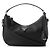 Prada Logo Triangle Leder Hobo-Tasche Schwarz - Ansicht 4