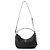 Prada Logo Triangle Leder Hobo-Tasche Schwarz - Ansicht 5
