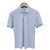Brunello Cucinelli Baumwoll-Polohemd mit kurzen Ärmeln, hellblau