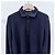 Brunello Cucinelli Kaschmir-Strickpolo Navy Blau - Ansicht 2