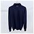 Brunello Cucinelli Kaschmir-Strickpolo Navy Blau - Ansicht 4