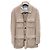 Brunello Cucinelli Giacca Mustang in camoscio beige Marrone
